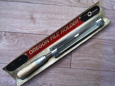 VINTAGE OREGON MOTORSÄGE 80 KETTENFEILE FÜHRUNGSHALTER 5 MM SCHÄRFGERÄT OMARK P/N 12204