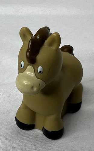 Vintage Little Tikes Handler Hauler Rowdy The Ranch Horse Pony Figure Tan