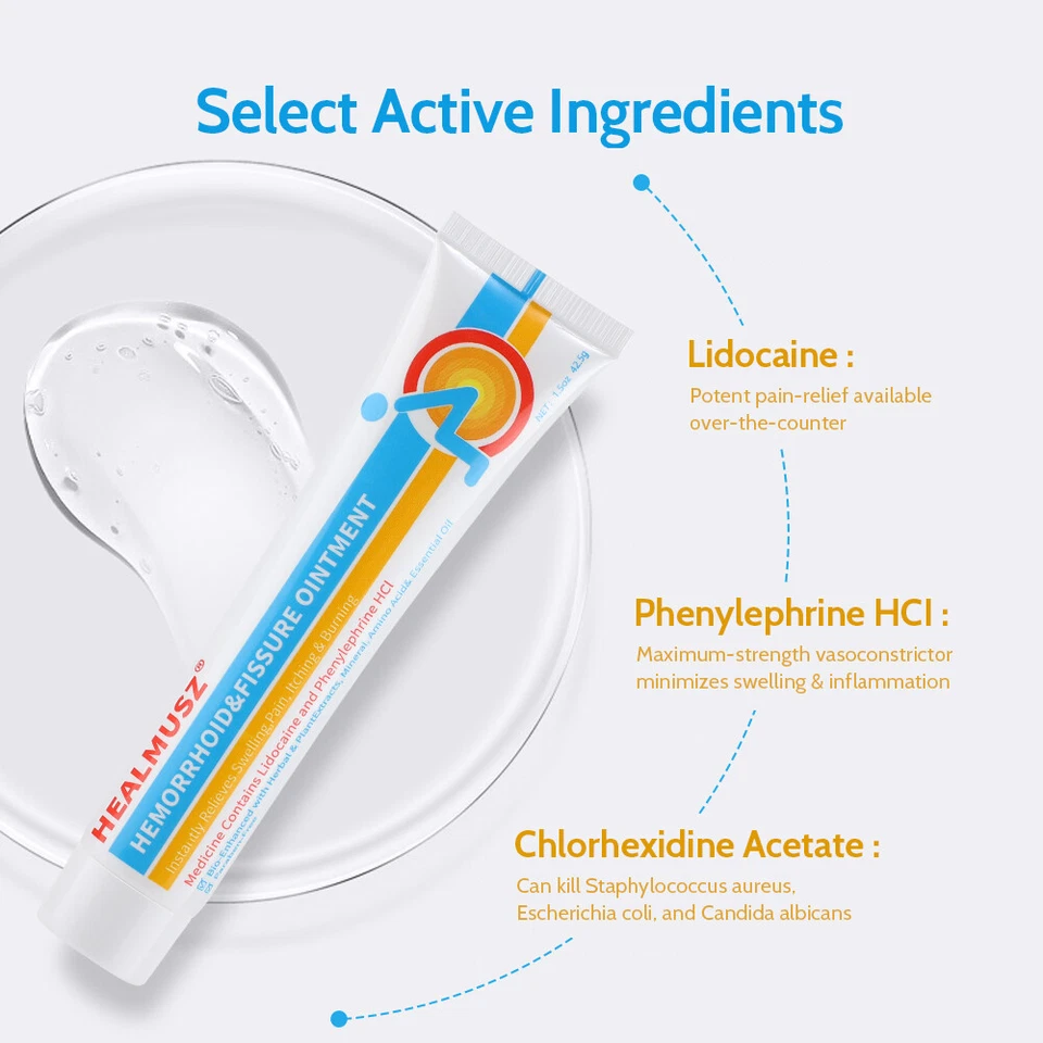 3PCS Herbal Hemorrhoid Cream, Hemorrhoid Treatment, Hemorrhoid Fissure Ointment - Image 4 of 4