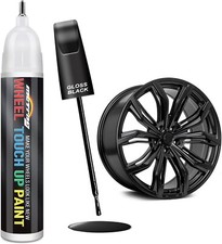 Black Rim Touch Up Paint, Effective Wheel Paint for Car Scratch Repair, Ideal