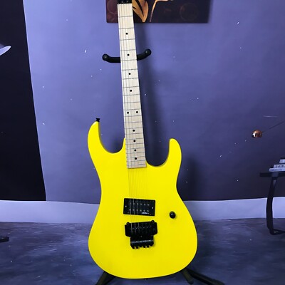 Factory customization electric guitar BC Rich Yellow color tremolo system