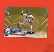 2018 Topps Update Fernando Romero Gold Parallel Rookie Card #0922/2018 Minnesota