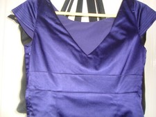 Karen Millen Purple & Black dress size small