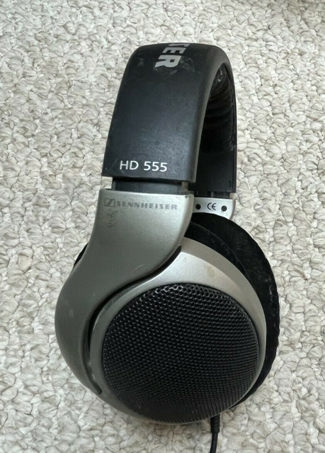 Sennheiser HD 555 Headband Headphones - Black/Gray for sale online | eBay