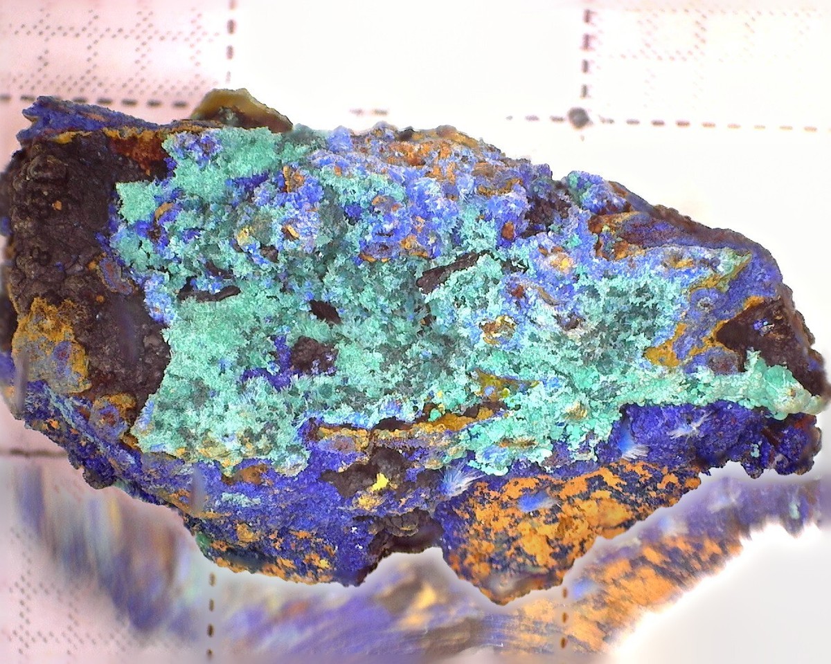 17257 MM Azurite |Peacock Mine Leadore Min. Dist. Lem| | eBay
