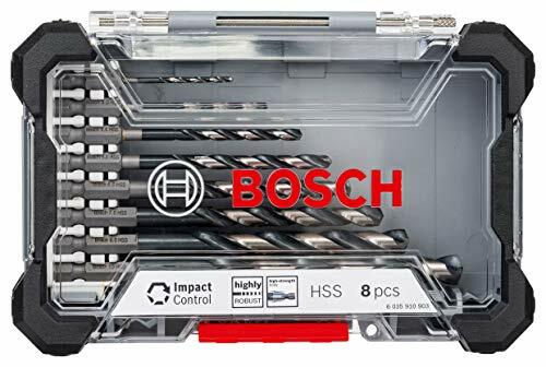 Bosch Professional 2608577146 Set da 8 pz. di Punte per Metallo HSS (Q2u)