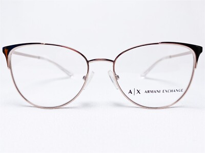 NEW Armani Exchange AX1034 6103 Womens Rose Gold Cat Eye