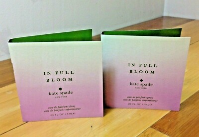 Kate Spade New York In Full Bloom EDP For Women spray sample size-GET 2 SAMPLES