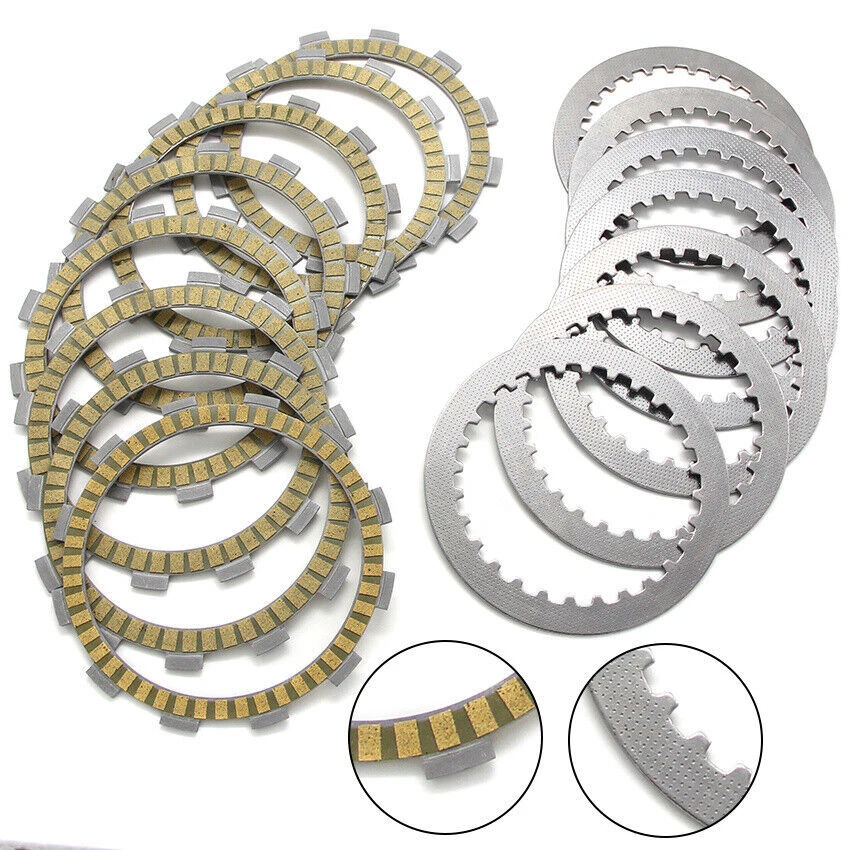 Kit de placa de disco de fricción de embrague para Suzuki GSF650S Bandit S GSX600 Katana GSX750W Foto 4 de 4