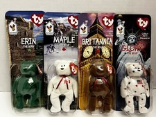 Ty Beanie Babies McDonalds Teenie's International Bears Complete Set of 4 NIB