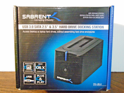Sabrent HDD USB 3.0 SATA 2.5 3.5  DS- UBLK Docking Station