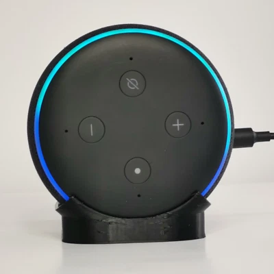 Echo Dot 3Rd Generation Desk Stand : Black - Photo 1/4
