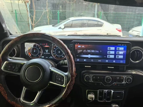 For Jeep Wrangler JL 18-2022 LCD Instrument Panel+Android Multimedia Navigation - Imagen 8 de 10