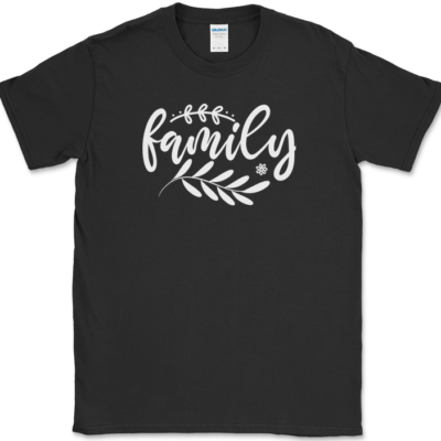 Family T-Shirt Funny Humor Group Reunion Novelty Text Mom Dad Tee