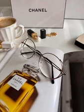 Tupac Inspired Eyeglasses Metal Round Frames Side Details Shadz 2pac