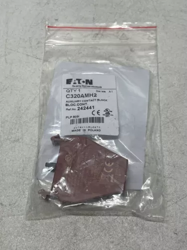 Eaton C320AMH2 Double Pole Auxiliary Contact Block