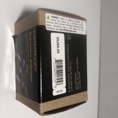 Veritas Precision Adjuster 05J65.05 for Plunge Base for Rotary Tools Open Box - Picture 7 of 9