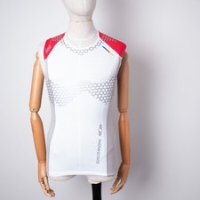 Salomon LAB Canotta Uomo Running Senza Maniche Compressione Traspirante Asciugatura Rapida XS