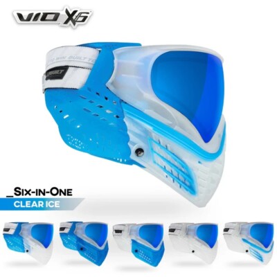 Virtue VIO X6 Paintball Maske Clear Ice