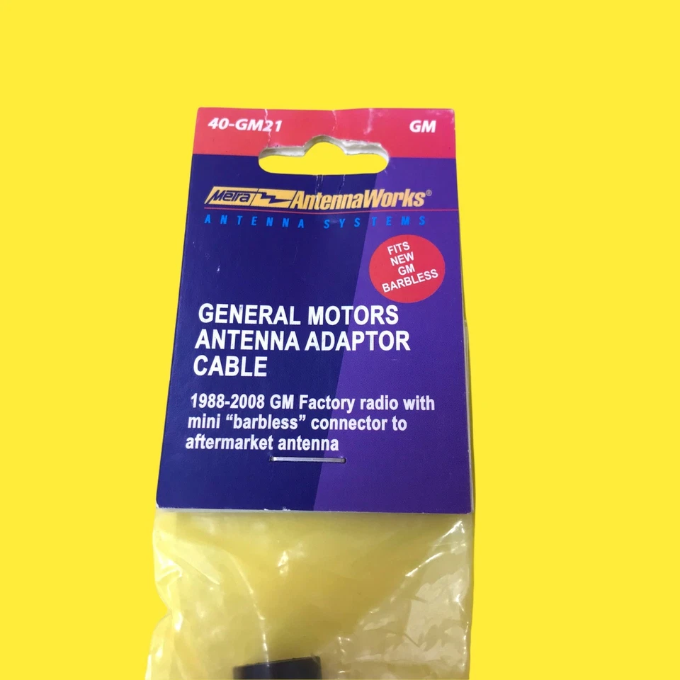 Lote de 2 cables adaptadores de antena de repuesto Metra 40-GM21 1988-2008 #7073 Z65B217 Foto 3 de 4