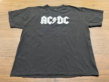 AC/DC Men's Black Short-Sleeve T-Shirt - XL