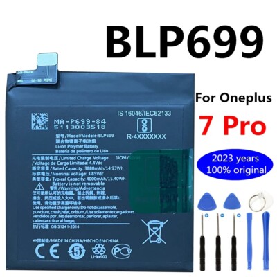 For OnePlus 7 PRO/1+7PRO Li-Po Battery BLP699 Replacement+Tools free shippping