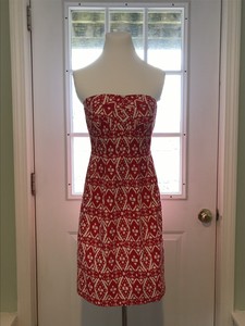 red cotton sundress