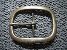 CLASSIC SQUARE CENTER PRONG BELT BUCKLE VINTAGE RARE 1970s DIY PROJECTS
