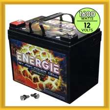 Reikken PR1600 Energie 1600 Watt 12 Volt Power Cell 35 Ah AGM Car Audio Battery