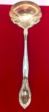 Antique Old Colony by Gorham Sterling Silver Punch Bowl Ladle, 12'' Long
