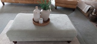 DFS Large Ottoman Footstool Pouffe Coffee Table Living Room (Nearly New)