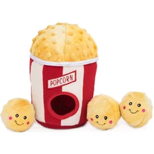 ZippyPaws Burrow Popcorn Bucket Dog Toy