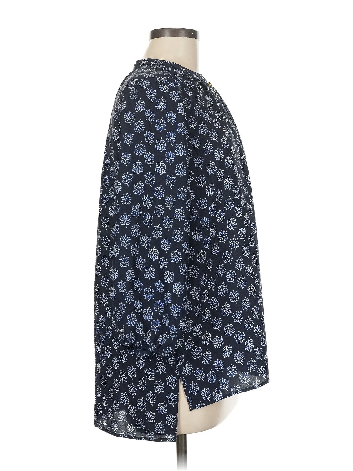 MICHAEL Michael Kors Women Blue 3/4 Sleeve Blouse 8 thumbnail 3