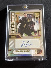 2025 Score - Next Era Nil Auto Jonah Coleman (AU, RC) 🔥DENVER BRONCOS🔥