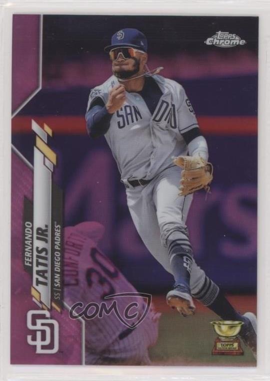 2020 Topps Chrome Pink Refractor Fernando Tatis Jr #84 03ty