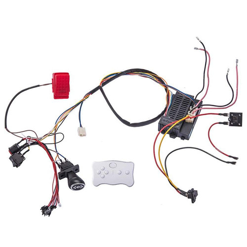 24 Volt Children Electric Car DIY Modified Wires and Switch Kit,with Remote C...