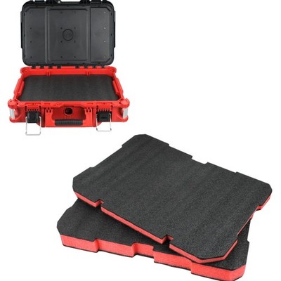 Tool Drawer Foam Inserts Custom Fit for Milwaukee Packout 48-22-8424 Red Black