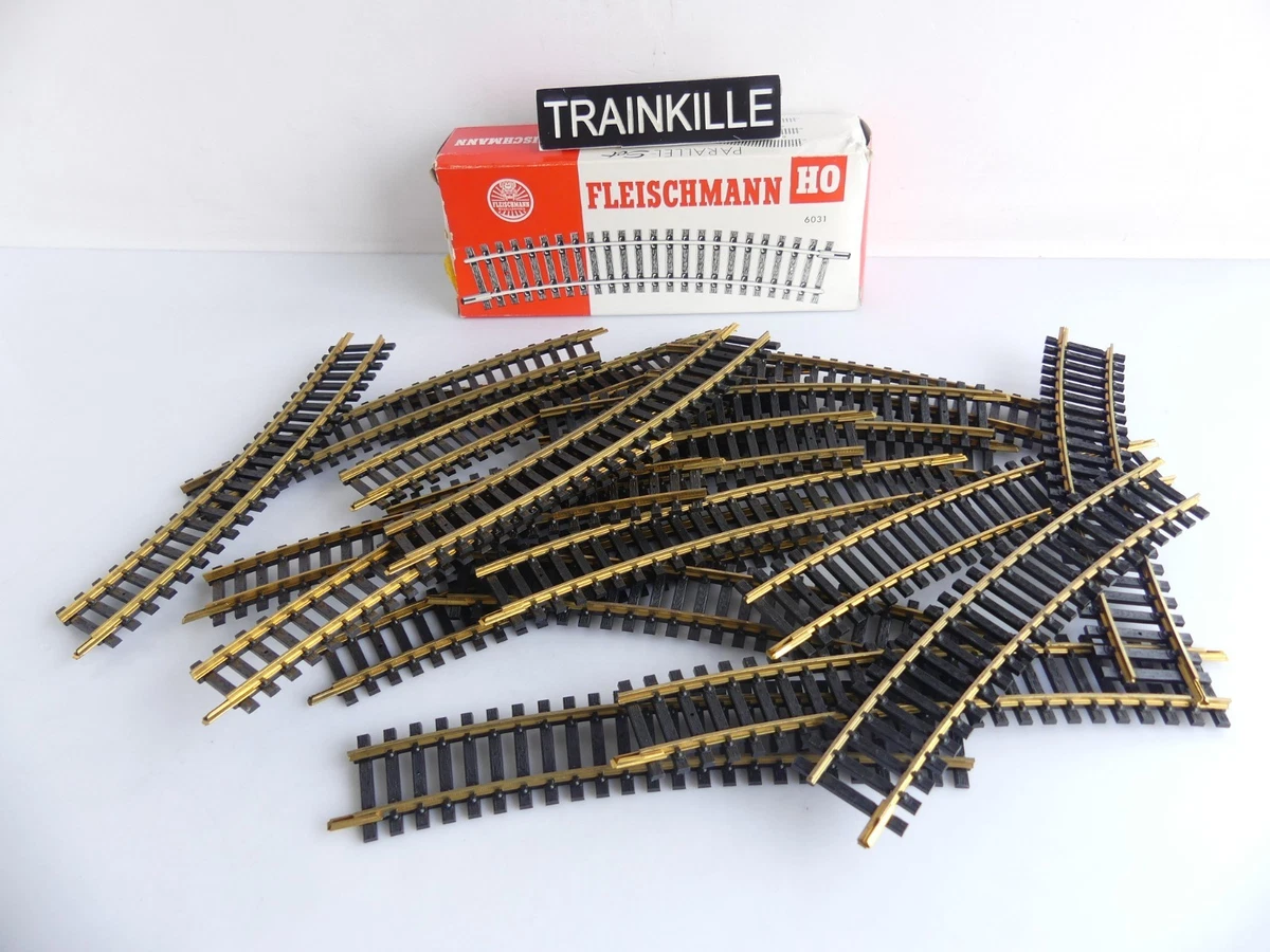 Lot De 6 Voies De Contact FLEISCHMANN REF 1700/2T - Occasion (neuf)