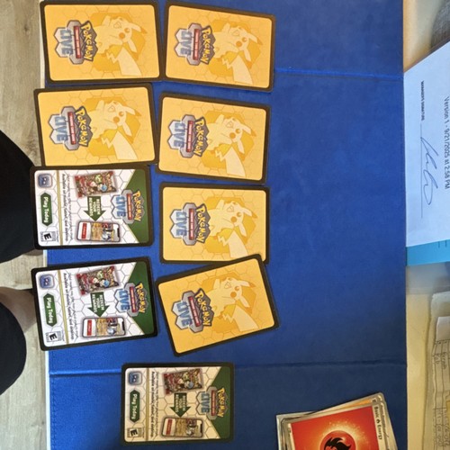 9  unused Pokémon, TCG live code cards, never been used, codes never put in 
