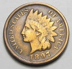 1897 INDIAN HEAD CENT,FULL LIBERTY, VERY NICE COIN!!!!(A10)