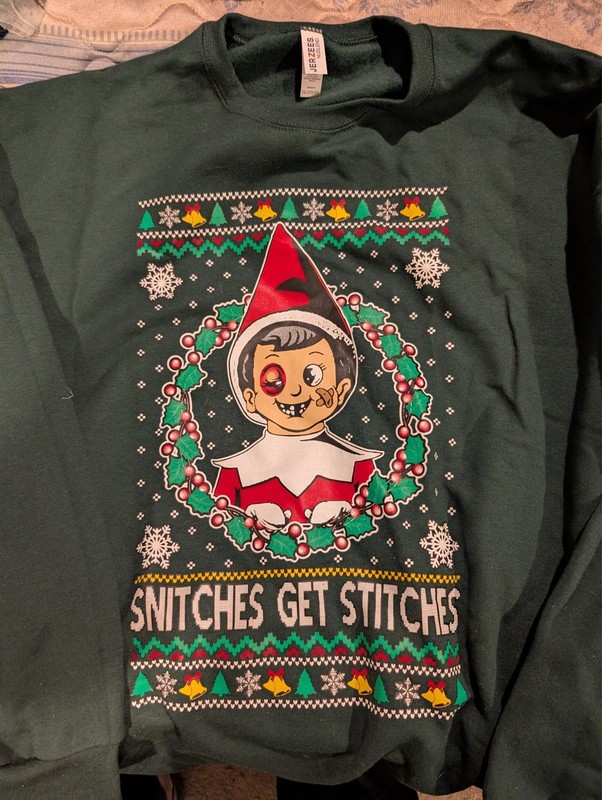 Ugly Christmas Xmas Mens sweater 2 XL New