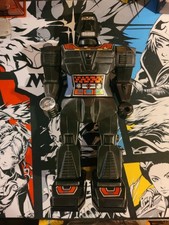 Vintage Battery Operated Black Robot Firing Projectile Fist Unbranded UNTESTED