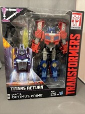 Optimus Prime and Diac   Transformers Generations Titans Return Sealed