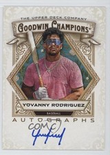 2025 Upper Deck Goodwin Champions Auto Yovanny Rodriguez #A-YR Auto c7o