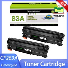 2PK CF283A 83A Laser Toner Cartridge Compatible for HP LaserJet Pro MFP M127fw