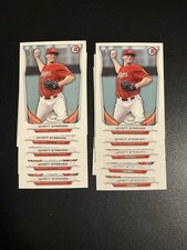2014 Bowman Draft Picks Paper WYATT STRAHAN #DP97 (10) Card Lot