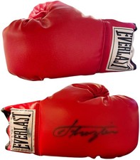 Joe Frazier signed Signed Everlast Leather Boxing Gloves (Left Auto) - Steiner