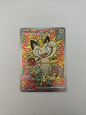Meowth Ex Perfect Order 121/088 Pokemon segreto raro TCG quasi nuovo