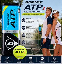ATP Super Premium Regular Duty Tennis Balls - Best for Clay and Indoor Courts -