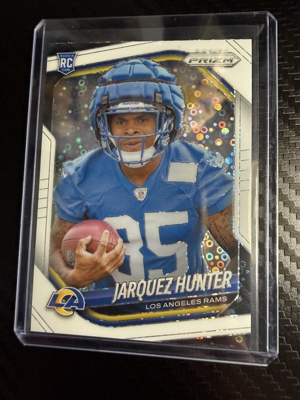 2025 Panini Prizm - Rookies Jarquez Hunter #353 White Disco Prizm (RC)